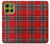 S2374 Motif Tartan Rouge Etui Coque Housse pour Motorola Moto G86