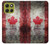 S2490 Canada Feuille d'érable Drapeau Texture Etui Coque Housse pour Motorola Moto G86