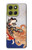 S2496 Japon Art Utagawa Kuniyoshi Tamatori Etui Coque Housse pour Motorola Moto G86