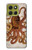 S2801 millésimé Poulpe Etui Coque Housse pour Motorola Moto G86