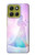S2992 Princesse Pastel Silhouette Etui Coque Housse pour Motorola Moto G86