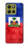 S3022 Haïti Drapeau Etui Coque Housse pour Motorola Moto G86