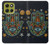 S3175 Hamsa Mosaïques main Etui Coque Housse pour Motorola Moto G86