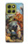 S3331 Peter Paul Rubens Tigre und Lowenjagd Etui Coque Housse pour Motorola Moto G86