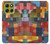S3341 Paul Klee Raumarchitekturen Etui Coque Housse pour Motorola Moto G86