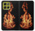S3379 Cadre d'incendie Etui Coque Housse pour Motorola Moto G86