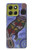 S3387 Platypus Art aborigène d'Australie Etui Coque Housse pour Motorola Moto G86