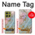 S3717 Imprimé graphique en marbre bleu pastel or rose Etui Coque Housse pour Motorola Moto G86 S3717 Imprimé graphique en marbre bleu pastel or rose Etui Coque Housse pour Motorola Moto G86