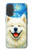 S4064 Chien souriant La Nuit étoilée de Van Gogh Etui Coque Housse pour iPhone 17