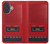 S4073 Cassette rouge vintage Graphique du joueur Etui Coque Housse pour iPhone 17