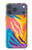 S4037 Motif zèbre coloré Etui Coque Housse pour iPhone 17 Pro Max, 18 Pro Max