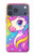 S4057 Licorne mignonne dessin animé Etui Coque Housse pour iPhone 17 Pro Max, 18 Pro Max