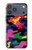 S4072 Camouflage coloré Etui Coque Housse pour iPhone 17 Pro Max, 18 Pro Max