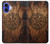 S4036 Boussole en bois viking Vegvisir Etui Coque Housse pour iPhone 16