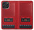 S4073 Cassette rouge vintage Graphique du joueur Etui Coque Housse pour iPhone 16 pro max