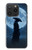 S4034 Nuit de lune de samouraï Etui Coque Housse pour iPhone 15 Pro