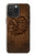 S4035 Sculpture sur bois amérindienne Etui Coque Housse pour iPhone 15 Pro Max