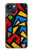 S4044 Art urbain abstrait Etui Coque Housse pour iPhone 14