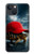 S4056 Tortue de Madagascar à bonnet rouge Etui Coque Housse pour iPhone 14