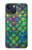 S4071 Écailles de sirène colorées Etui Coque Housse pour iPhone 14