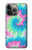 S4033 Typage tie-dye pastel Etui Coque Housse pour iPhone 14 Pro