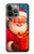 S4046 Joyeux Père Noël Etui Coque Housse pour iPhone 13