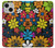 S4043 Fleurs colorées dessin animé Etui Coque Housse pour iPhone 13 mini