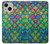 S4071 Écailles de sirène colorées Etui Coque Housse pour iPhone 13 mini