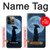 S4034 Nuit de lune de samouraï Etui Coque Housse pour iPhone 13 Pro Max