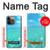 S4066 Plage océanique d'été Etui Coque Housse pour iPhone 13 Pro Max