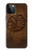 S4035 Sculpture sur bois amérindienne Etui Coque Housse pour iPhone 12, iPhone 12 Pro