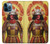 S4063 Armure de samouraï guerrier japonais Etui Coque Housse pour iPhone 12 Pro Max