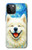S4064 Chien souriant La Nuit étoilée de Van Gogh Etui Coque Housse pour iPhone 12 Pro Max