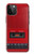 S4073 Cassette rouge vintage Graphique du joueur Etui Coque Housse pour iPhone 12 Pro Max