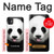 S4049 Panda mignon tirant la langue Etui Coque Housse pour iPhone 11