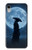 S4034 Nuit de lune de samouraï Etui Coque Housse pour iPhone XR