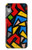 S4044 Art urbain abstrait Etui Coque Housse pour iPhone XR