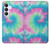 S4033 Typage tie-dye pastel Etui Coque Housse pour Samsung Galaxy S25 FE