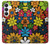 S4043 Fleurs colorées dessin animé Etui Coque Housse pour Samsung Galaxy S25 FE