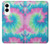 S4033 Typage tie-dye pastel Etui Coque Housse pour Samsung Galaxy S25 Edge