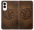 S4035 Sculpture sur bois amérindienne Etui Coque Housse pour Samsung Galaxy S25 Edge