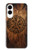 S4036 Boussole en bois viking Vegvisir Etui Coque Housse pour Samsung Galaxy S25 Edge