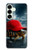 S4056 Tortue de Madagascar à bonnet rouge Etui Coque Housse pour Samsung Galaxy S25 Plus