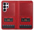 S4073 Cassette rouge vintage Graphique du joueur Etui Coque Housse pour Samsung Galaxy S25 Ultra