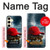 S4056 Tortue de Madagascar à bonnet rouge Etui Coque Housse pour Samsung Galaxy S24