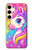S4057 Licorne mignonne dessin animé Etui Coque Housse pour Samsung Galaxy S24