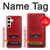 S4073 Cassette rouge vintage Graphique du joueur Etui Coque Housse pour Samsung Galaxy S24