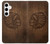 S4035 Sculpture sur bois amérindienne Etui Coque Housse pour Samsung Galaxy S24 Plus