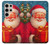 S4046 Joyeux Père Noël Etui Coque Housse pour Samsung Galaxy S24 Ultra