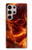 S4062 Crâne de feu Etui Coque Housse pour Samsung Galaxy S24 Ultra